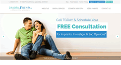 Desktop Screenshot of dakotadental.com